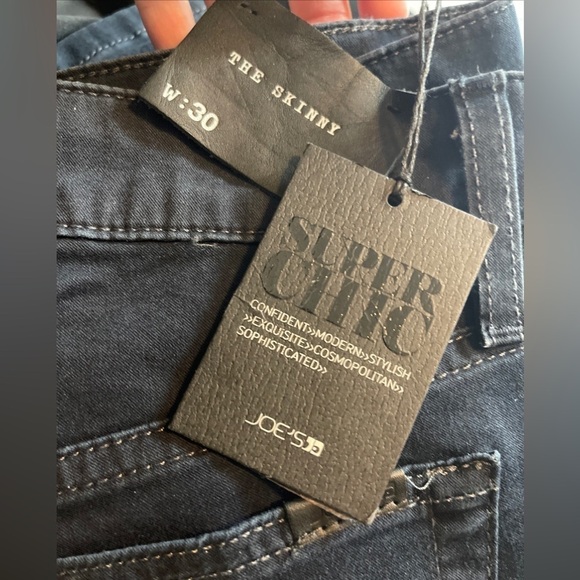 Joe's Jeans Sz 30 The Skinny Jeans Stretch Denim Dharma Nwt $179 - Picture 4 of 6